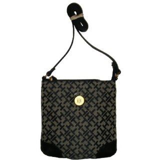 Womens/Girls Tommy Hilfiger Xbody/Crossbody Handbag (Black Alpaca)