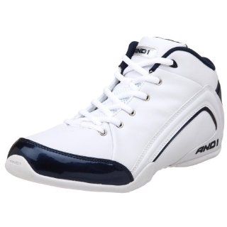 : AND 1 Mens redemption Basketball Shoe,White/Navy,12.5 M US: Shoes