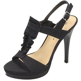  Wild Diva Womens Dahlia 12 Dress High Heel Sandal Shoes: Shoes