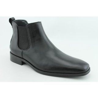 Klein Garrison Mens Size 13 Black Black Leather Casual Boots Shoes