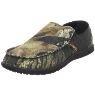  Crocs Mens Santa Cruz Mossy Oak Slip On,Black,13 M US Shoes