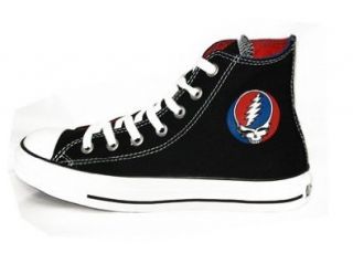 High Top Grateful Dead Steal Your Face Black 106014F mens 13: Shoes