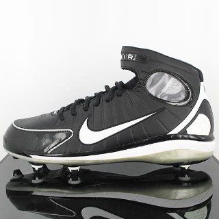  Nike Air Huarache 2K4 D Football Cleats (Black/White) 14 Shoes