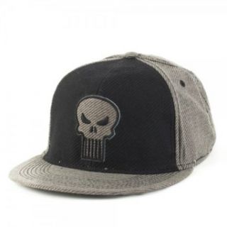 The Punisher Corduroy Fitted Flat bill Baseball Hat S/M