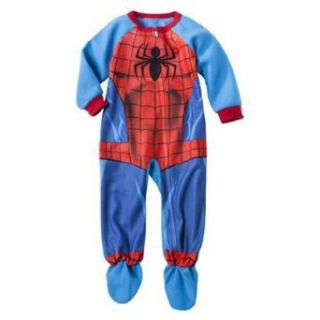 Spiderman Toddler Boys Blanket Sleeper Size 2T Clothing