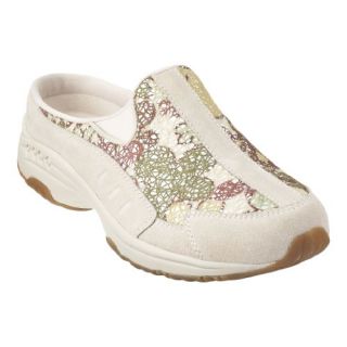 com Womens Easy Spirit Mules Traveltime   Lt Natural Floral Shoes