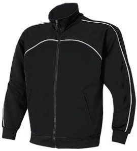 High Five Youth/Adult Charlton Warm Up Jackets BLACK/WHITE
