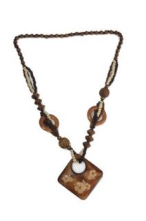 Wampanoag Wooden Beads Fashion Necklace Clothing