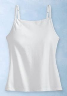 TravelSmith Womens High Neck Cami White 36D Clothing
