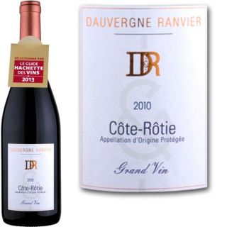 Côte Rotie   Millésime 2010   Vin rouge   Vendu à lunité   75cl