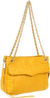 Minkoff Swing Ostrich H333I24C Shoulder Bag,Yellow,One Size Shoes