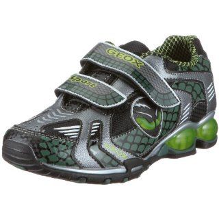 Boys Jr Fighter II J03A7P Sneakers,Dark Silver/Green,26 M EU Shoes