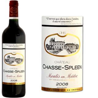 2008   Achat / Vente VIN ROUGE Château Chasse Spleen 2008  