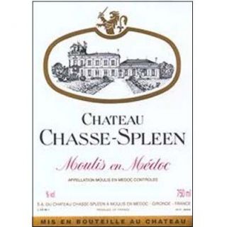 2007   Achat / Vente VIN ROUGE Château Chasse Spleen 2007  