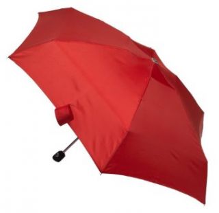 Totes Auto Open/Close Travel Size Umbrella, Crimson