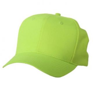 High Visibility Cap Neon Lime Plain W31S59D Clothing