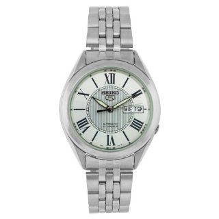 Seiko Mens SNKL29 Stainless Steel Analog with White Dial Watch