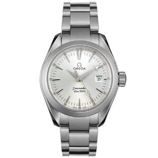 Omega Womens 2577.30.00 Seamaster Aqua Terra Quartz Watch: Watches