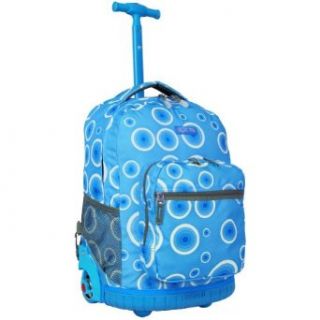 J World Sunrise Rolling Backpack (Blue Target): Clothing
