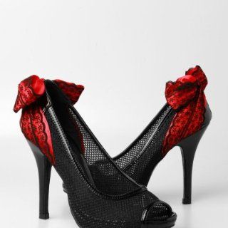 Iron Fist Meshed Up Lace Heels