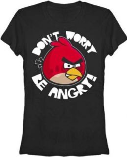 Angry Birds Dont Worry Be Angry Juniors T shirt Clothing