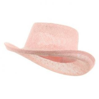 New Gambler Straw Hats Pink W34S39F Clothing
