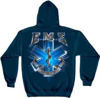 EMS Hooded Sweatshirt On Call For Life Hoodie Clothing