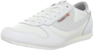 Diesel Womens Sheclaw Lace Up Fashion Sneaker,White,9.5 M US: Shoes