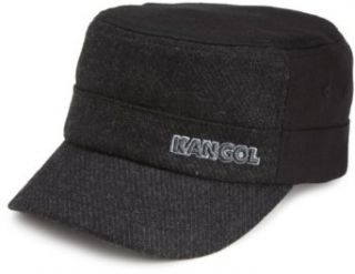 Kangol Mens Textured Wool Army Cap: Clothing