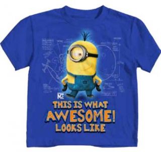 Despicable Me Awesome Royal Blue Juvy T Shirt Clothing