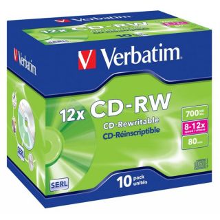CD RW Verbatim 700 Mo 8 12X (Boite de 10)   Achat / Vente CD   DVD