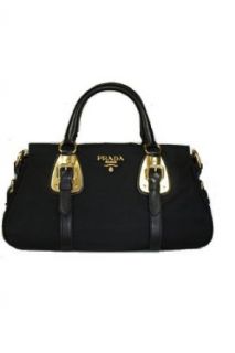 Prada Handbags Black Tussuto and Calf Leather BN1904
