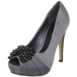 Paco Mena Womens Eldalieva Platform Pump,Grey,37 M EU/7 B(M) Shoes