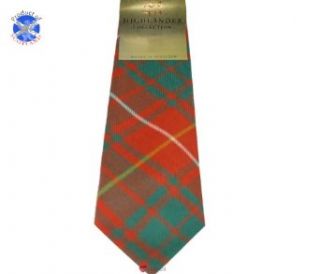 Bruce Tartan (Ancient) Scottish Soft Pure Wool, Mens Tie