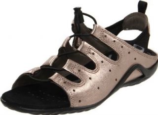 Vibration II Toggle Sandal,Warm Grey Metallic,37 EU/6 6.5 M US Shoes