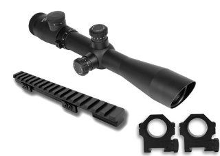 Tactical illuminated 2.5 10x40 Mil Dot Reticle Rifle Scope