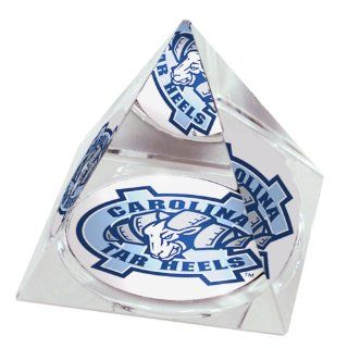 NCAA North Carolina Tarheels Mascot Crystal Pyramid