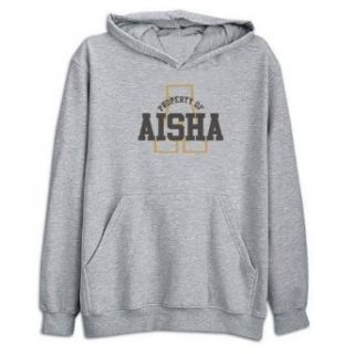 Sweatshirt Heather Gray  Property Of Aisha  Name
