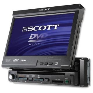 Autoradio CD/DVD   Ecran LCD TFT 7/17 cm tactile motorisé   Port USB