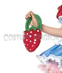 Red Plush Strawberry Shortcake Purse for Costume Clothing