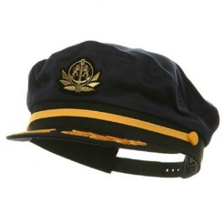 Adjustable Captain Hat Navy Flagship W39S25C Clothing