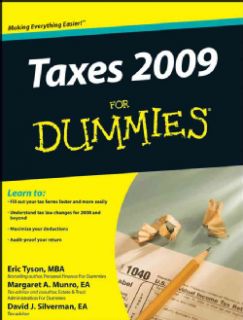 Taxes 2009 For Dummies (Paperback)