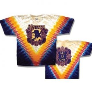 Santana All Is One navy 2 sided V Dye t shirt (Medium