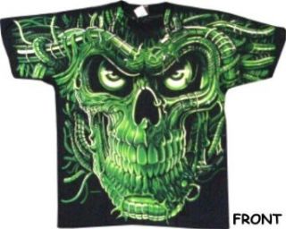 Terminator Skull Glow In The Dark T Shirt (Black) #34
