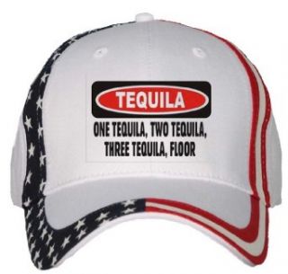 ONE TEQUILA, TWO TEQUILA, THREE TEQUILA, FLOOR USA Flag