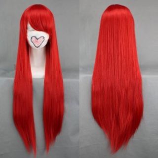 Fairy Tail Erza Scarlet Long Red Cosplay Wig Clothing