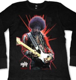 Jimi Hendrix Guitar Red Spark Design Design Mens Thermal