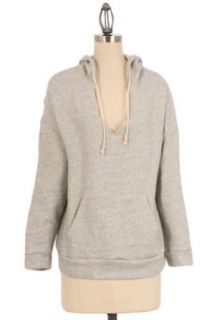 Romeo & Juliet Couture Casual Hoodie in Heather Grey