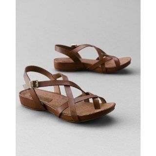 Korks Leigh Cork Sling Strap Sandals, Brown 9M Shoes