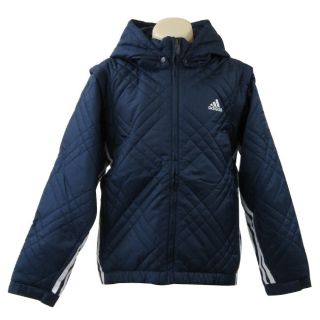 Adidas Girls Navy Convertible Jacket